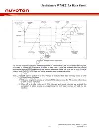 W79E217AFG Datasheet Page 18