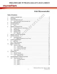 W79E227APG Datasheet Cover