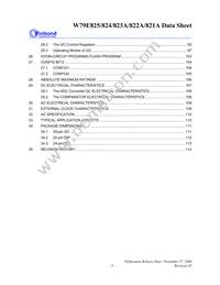 W79E825ASG Datasheet Page 3