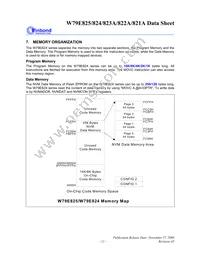 W79E825ASG Datasheet Page 11