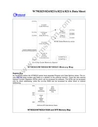 W79E825ASG Datasheet Page 12