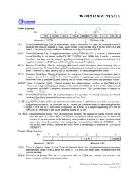 W79L532A25FL Datasheet Page 21