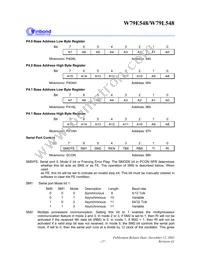 W79L548A25PL Datasheet Page 17