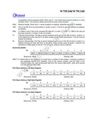 W79L548A25PL Datasheet Page 18