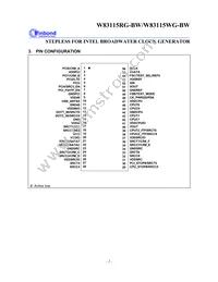 W83115WG-BW Datasheet Page 6