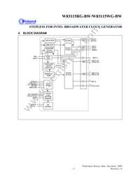 W83115WG-BW Datasheet Page 7