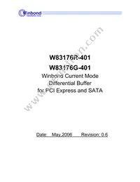W83176G-401 Cover