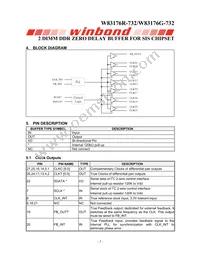 W83176G-732 Datasheet Page 5