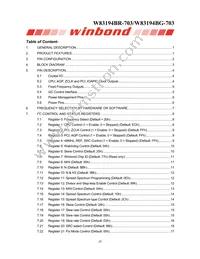W83194BG-703 Datasheet Page 3