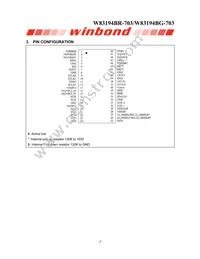 W83194BG-703 Datasheet Page 6