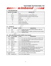 W83194BG-703 Datasheet Page 8