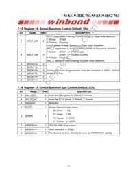 W83194BG-703 Datasheet Page 18