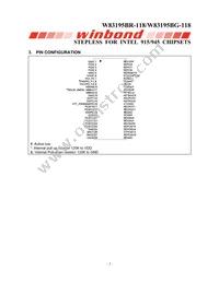 W83195BG-118 Datasheet Page 6