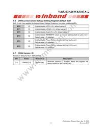W83303AG Datasheet Page 11