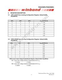 W83305G Datasheet Page 6