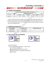 W83310DG-A Datasheet Page 14