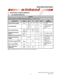 W83310SG TR Datasheet Page 8