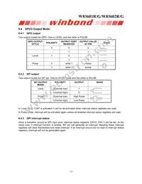 W83602G Datasheet Page 14