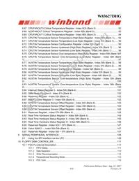 W83627DHG Datasheet Page 9