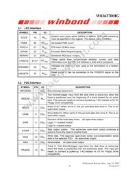 W83627DHG Datasheet Page 21