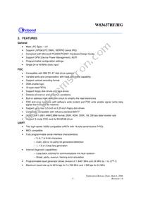 W83637HG-AW Datasheet Page 8