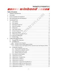 W83697UG Datasheet Page 2