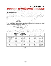 W83782G Datasheet Page 17