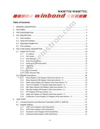 W83877TG Datasheet Page 3