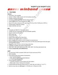 W83977ATG-AW Datasheet Page 10