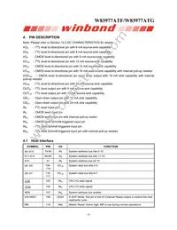 W83977ATG-AW Datasheet Page 14