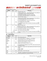 W83977ATG-AW Datasheet Page 23