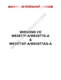 W83977G-A Datasheet Cover