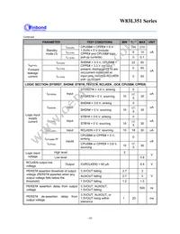 W83L351G Datasheet Page 13