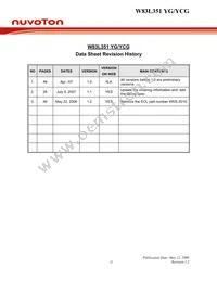 W83L351YCG TR Datasheet Page 3