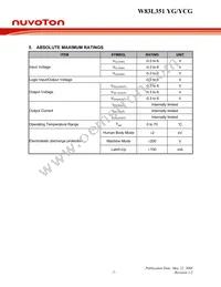 W83L351YCG TR Datasheet Page 11