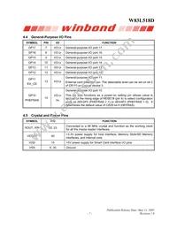 W83L518G Datasheet Page 9