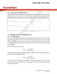 W83L786G Datasheet Page 18