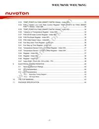 W83L786NG Datasheet Page 5