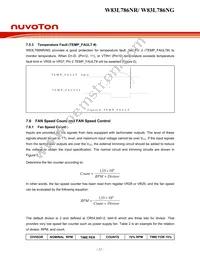 W83L786NG Datasheet Page 17