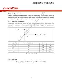 W83L786NG Datasheet Page 19