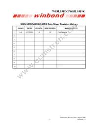 W83L951DG Datasheet Page 2