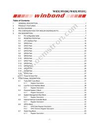 W83L951DG Datasheet Page 3