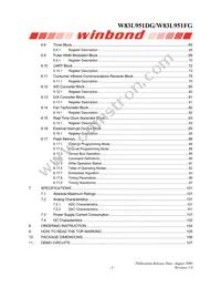 W83L951DG Datasheet Page 4