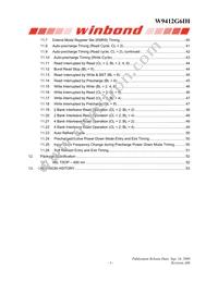W9412G6IH-5 Datasheet Page 3