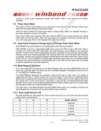 W9412G6IH-5 Datasheet Page 14