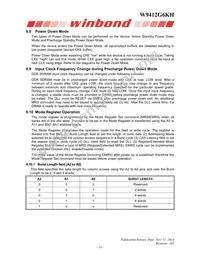 W9412G6KH-4 Datasheet Page 14