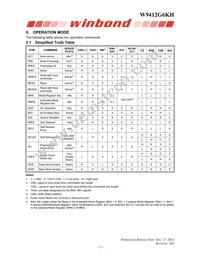 W9412G6KH-4 Datasheet Page 17