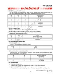 W9425G6JB-5I Datasheet Page 16