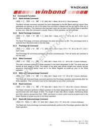 W9425G6KH-4 Datasheet Page 10