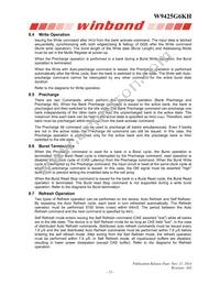 W9425G6KH-4 Datasheet Page 13
